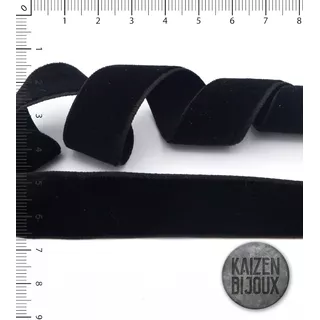 Cinta De Terciopelo Negro Rollo De 3cm X 50 Mt. Idealchoker