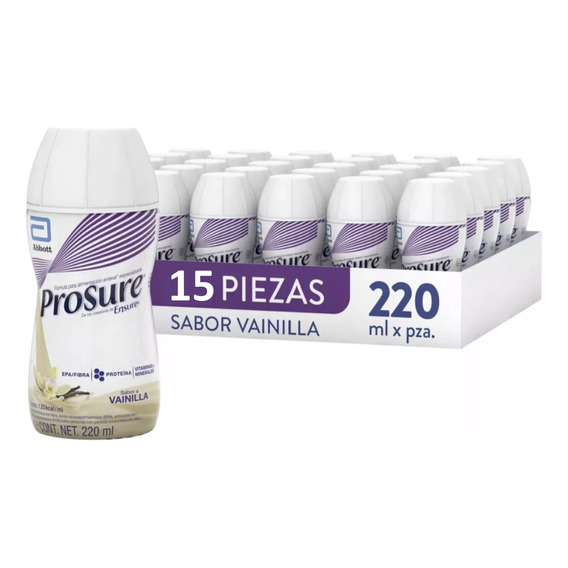 Prosure Bebida Sabor Vainilla 220ml Cu Caja De 15 Piezas