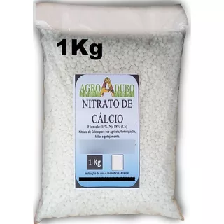 Fertilizante Nitrato De Calcio 1kg Ferti Adubo Hidroponia