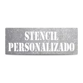Stencil Vazado Em Chapa Personalizado Cod201