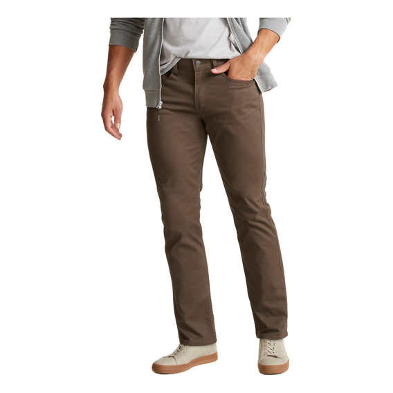 Pantalón Casual Jean Cut Straight Fit Café Dockers