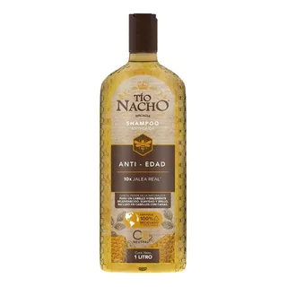 Shampoo Tío Nacho Anti-edad Anti-caída Con Jalea Real 1 L