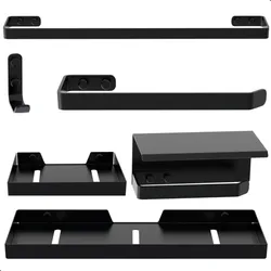 Kit Acessórios Para Banheiro Preto Fosco 6 Peças Max no Mercado Livre com oferta e cupom de desconto