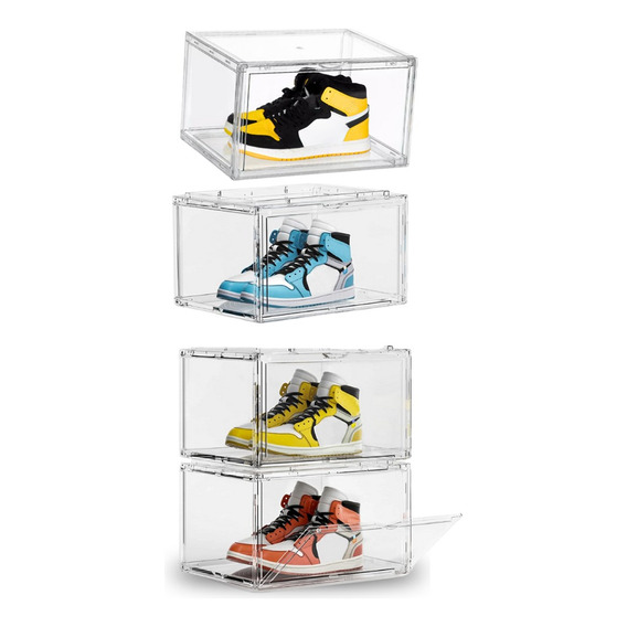 Cajas De Acrilico Premium Para Tenis Apilables Sneaker Box 4