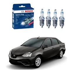  Jogo Velas Bosch Etios Sedan 1.3 1.5 16v 2017 A 2020