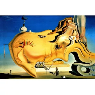 O Grande Masturbador Surrealismo De Dali Em Tela 80cm X 53cm