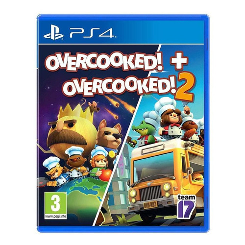 Overcooked! + Overcooked! 2 Team17 Físico - Ps4