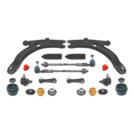 Kit Horquillas Rotulas Bieletas Y Bujes Vw Jetta A4 99-08