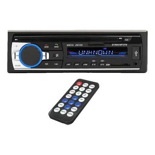 Stereo Bluetooth Auto Car Estereo Usb Mp3 Fm Smart Tech JSD-520