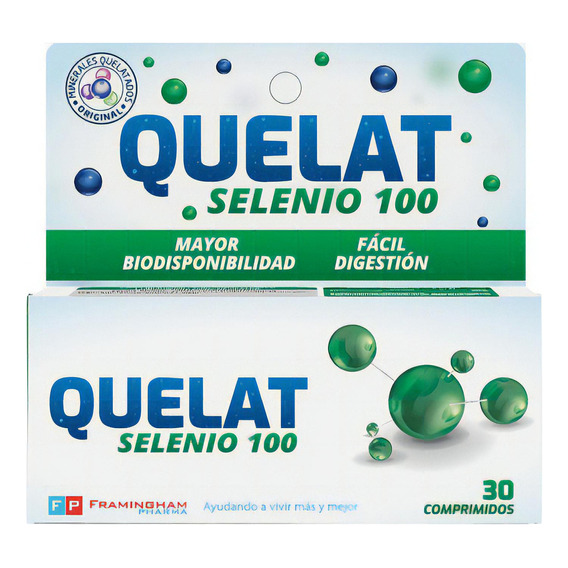 Quelat Selenio 100 Mg 30 Comprimidos