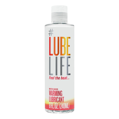 Lube Life Warming Lubricante Efecto Caliente A Base De Agua 240ml