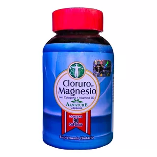 Cloruro De Magnesio Con Colágeno Y D3 De 90 Cápsulas