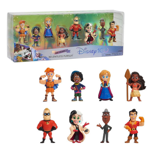 Disney 100 Set 8 Figuras Transformaciones Epicas 100 Años S2