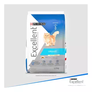 Excellent Urinary Alimento Seco Para Gato 7.5kg