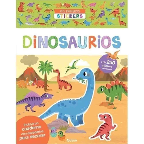 Dinosaurios (mis Primeros Stickers), De Varios Autores. Serie Mis Primeros Stickers Editorial Auzou - Catapulta, Tapa Tapa Blanda En Español, 2024