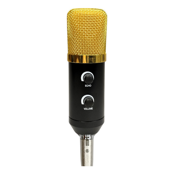 Micrófono Omnidireccional Streaming Condensador Con Cable