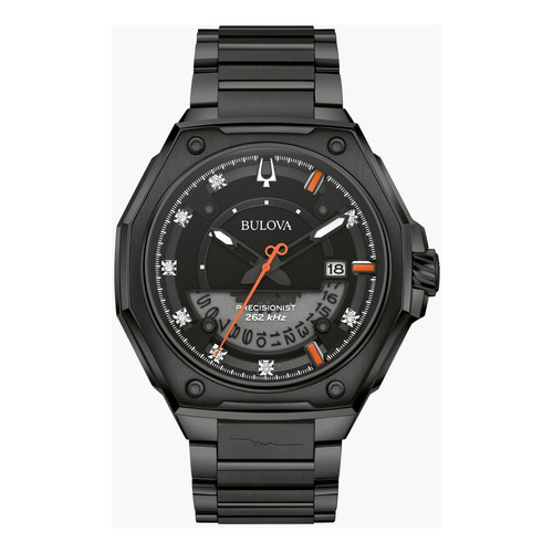 Reloj Bulova Precisionist 98d183 Marc Anthony Hombre Color de la correa Negro Color del bisel Negro Color del fondo Negro