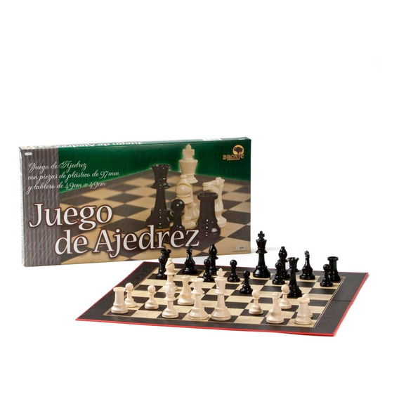 Juego De Ajedrez Tablero Grande 34x34 Bisonte 9825