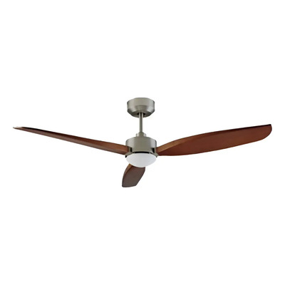 Ventilador De Techo Embat Acero Madera Control Remoto Grok 1.32 M 220v 132 Cm Madera 3