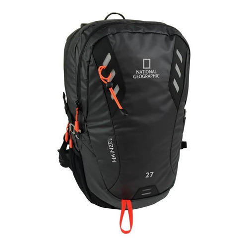 Mochila National Geographic 27 Lts Trekking Urbana Reforzada Color Negro