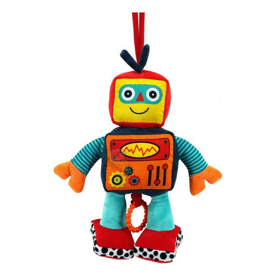 Cunero Musical Robot De Peluche Colorido Cute