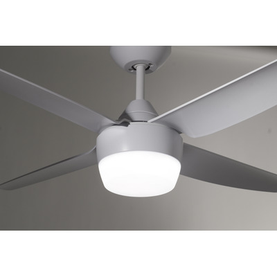 Ventilador De Techo Blanco Con Led 432a Control Remoto Laft