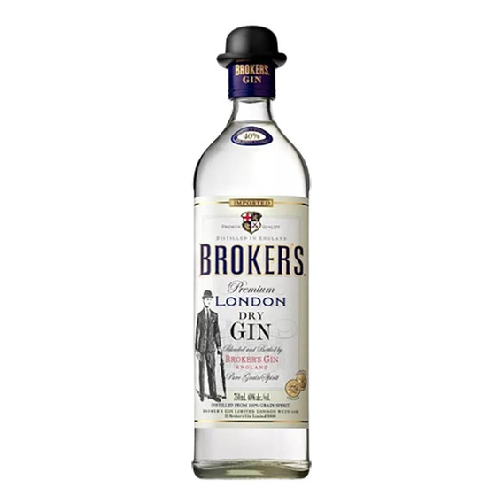 Gin Brokers 750 Ml Importado Fullescabio