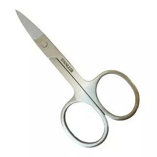 Cortador De Unhas Ponta Reta Tesourinha De Aço Inoxidável Tesoura Tesourinha Cortar Unha Sobrancelha Cílios Cortador 8.8cm