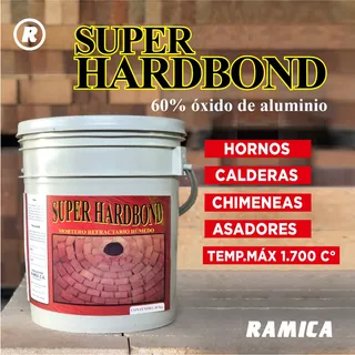 Super Hardbond Mortero Refractario 40kg Ramica