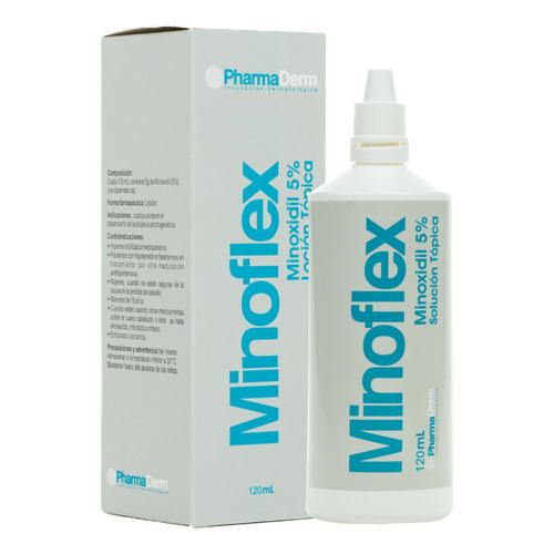 Minoflex Pharmaderm Minoxidil 5% X 120ml