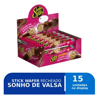 Chocolate Sonho De Valsa Wafer Stick C/15 Unids De 25g