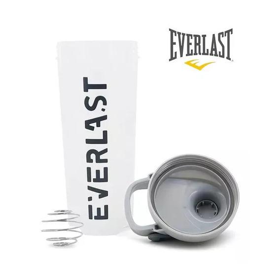 Botella Shaker Everlast Calidad Premium Proteínas c/ Batidor De Acero