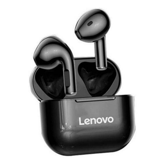 Auriculares Inalambricos In-ear Bluetooth Lenovo Lp40 Negro 