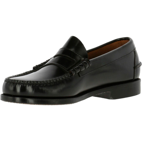 Mocasín Cuero Hombre Prada Negro Hush Puppies