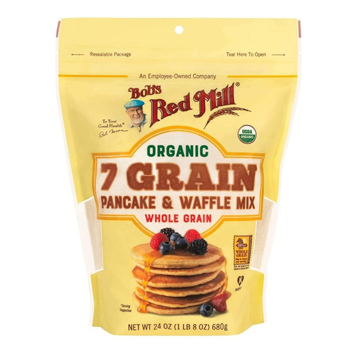 Bob's Red Mill Organic 7 Grain Pancake & Waffle Mix 680 Grs 