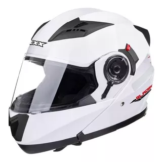 Capacete Para Moto  Escamoteável Texx  Gladiator V3  Branco Tamanho G 