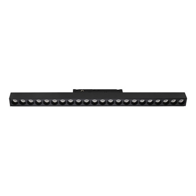 Parrilla Spots Fijos Smart Para Riel Magnético 22w 330mm Mks Negro