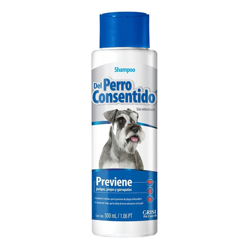 Shampoo Del Perro Consentido 500ml Fragancia Neutra