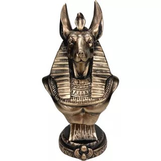 Estatueta Anubis  E Faraó  - Egito - 