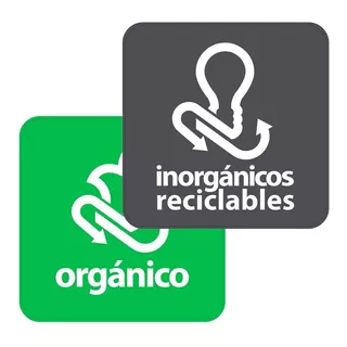 Kit De 2 Etiquetas Autoadheribles Inorgánicos Y Organicos