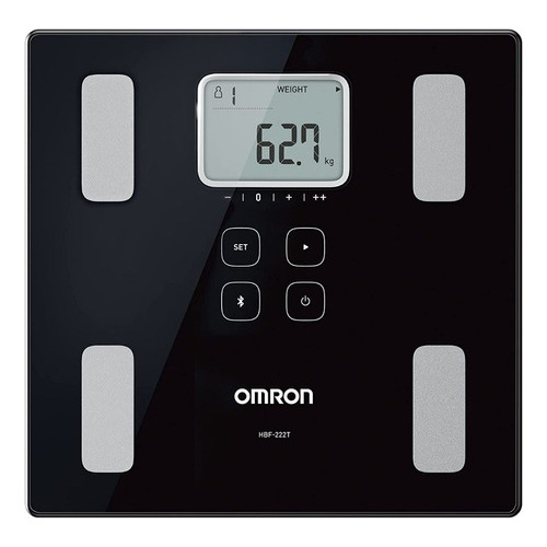Balanza Digital Baño Personal Inteligente Omron Hbf-222t Negro