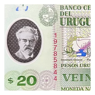 Uruguay - 20 Pesos - Año 2020 - P #nd - Polímero Plástico
