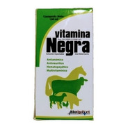 Vitamina Negra 100ml Para Aves Vacas Caballos 