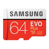 Tarjeta De Memoria Samsung Mb-mc64g/cn  Evo Plus 64gb