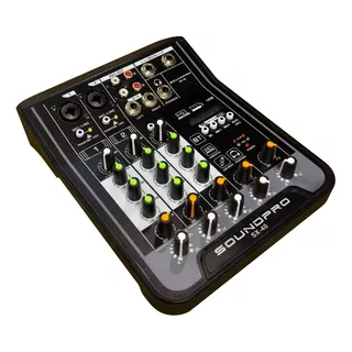 Mesa De Som E Interface Soundpro Sx-40 4 Canais C/ Bluetooth
