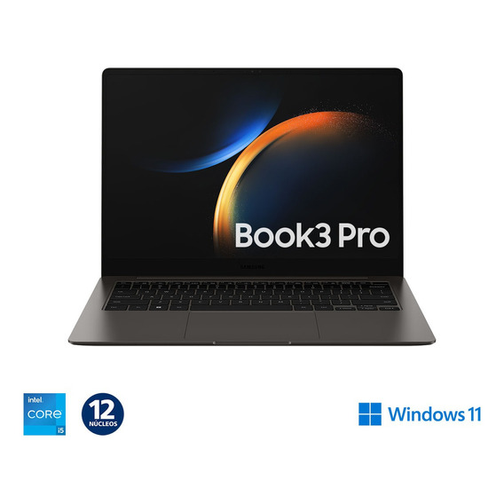 Notebook Samsung Galaxy Book3 Pro 14 Intel Core I5 12 Núcleos 16gb Color Graphite