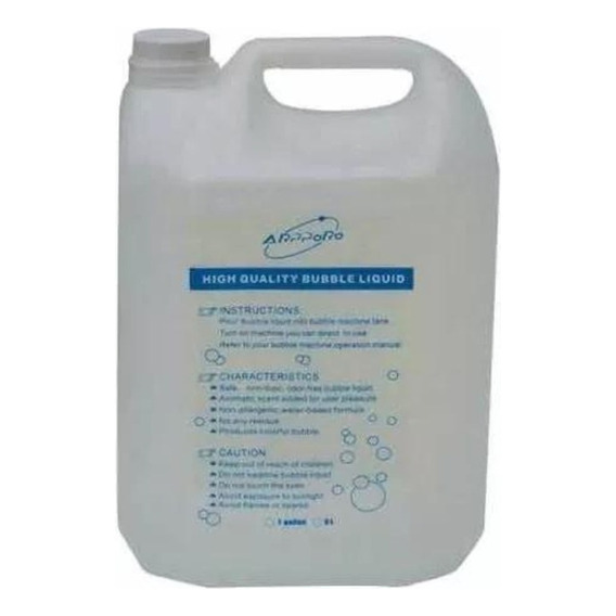 Galon Liquido Para Maquina De Burbujas 5 Litros