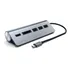 Hub USB-C de 5 puertos Satechi con USB-A 3.0 + Sd Space Grey