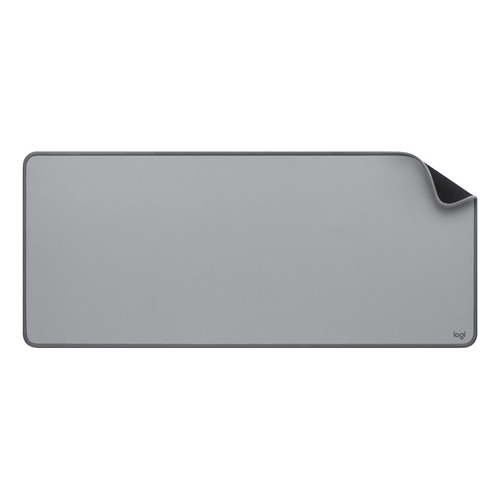 Logitech Desk Mat Studio Series, Alfombrilla De Escritorio Color Gris Medio