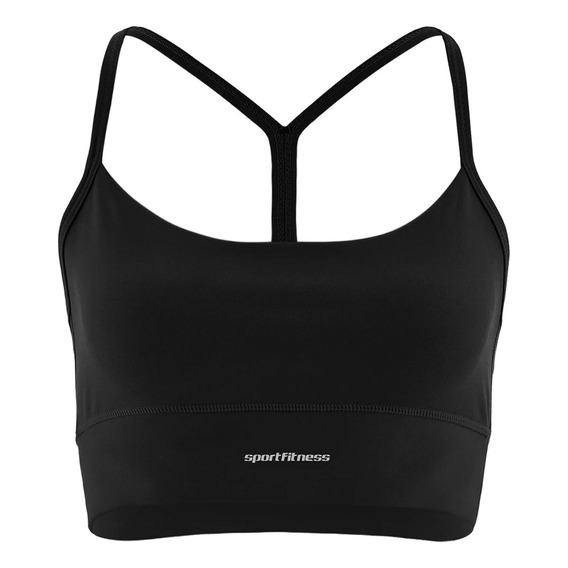 Top Sin Mangas Mujer Moon Sportfitness Negro